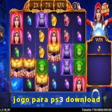 jogo para ps3 download